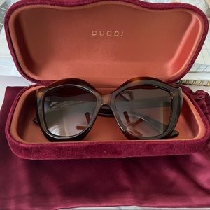 Gucci Tortoise Shell Sunglasses